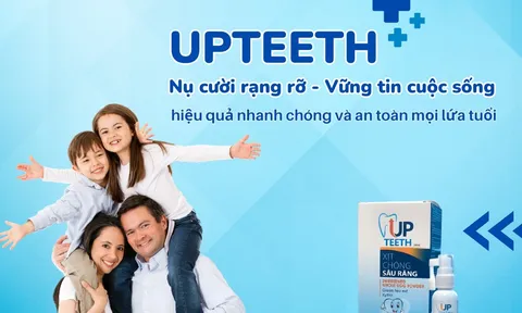 Upteeth - Bí quyết nụ cười rạng rỡ, bảo vệ răng miệng toàn diện